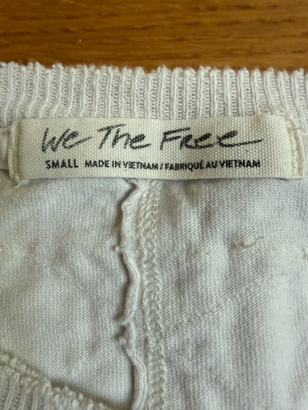 We The Free White Tank Top - Picture 3 of 4